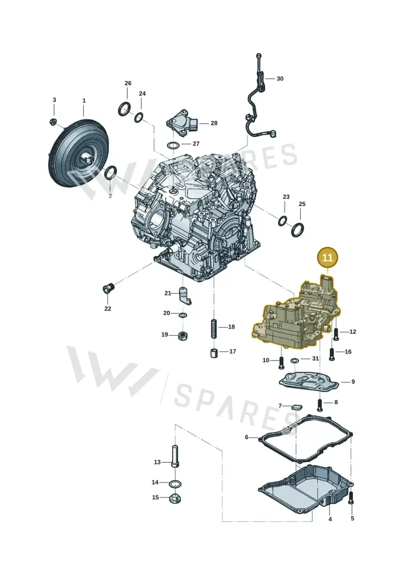 09G325039D — Volkswagen Beetle (2016-2019) diagram 802300358, position 11