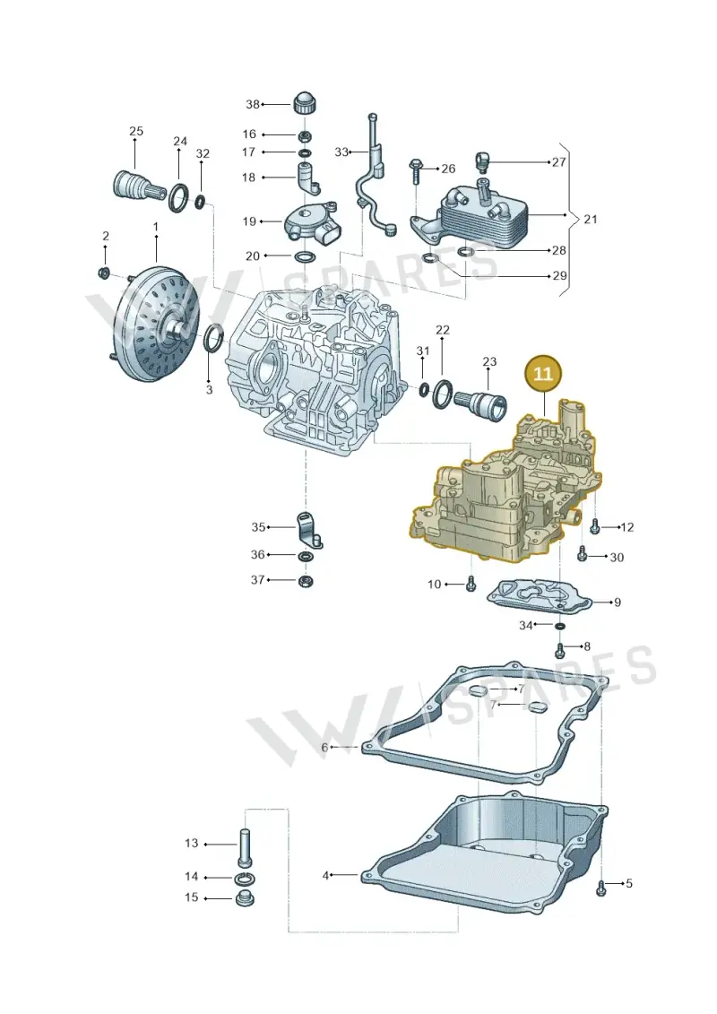 09G325039J — Volkswagen Nivus (2020-) diagram 602321200, position 11