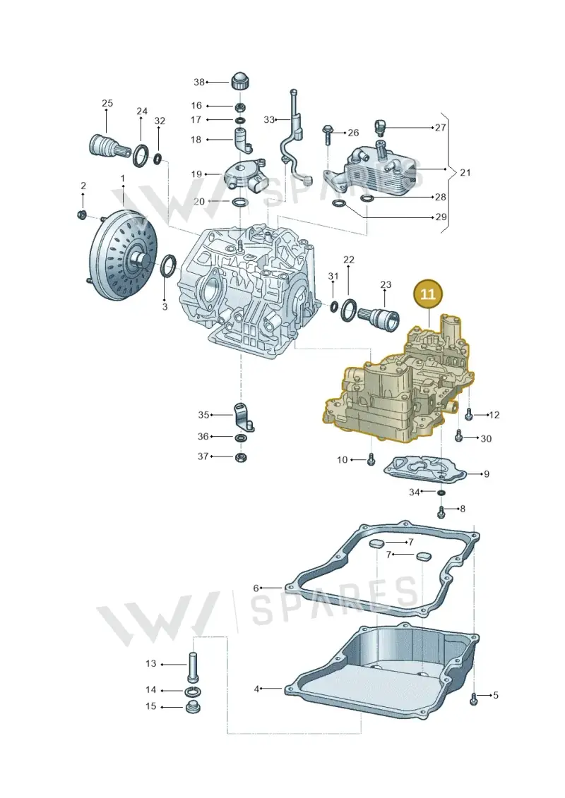 09G325039K — Volkswagen Nivus (2020-) diagram 602321200, position 11