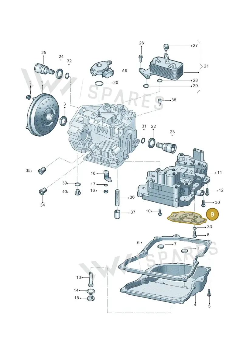 09G325429 — Volkswagen New Lavida (2015-2022) diagram 714321650, position 9