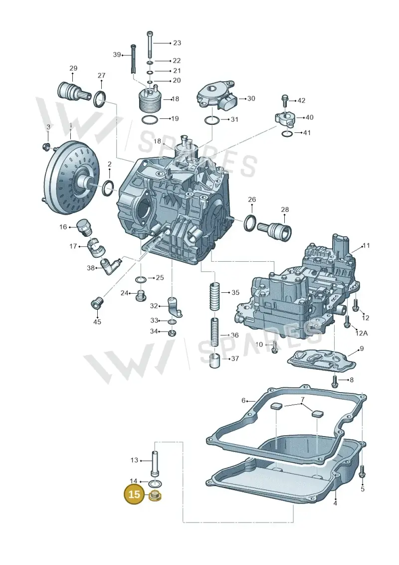 09G325565 — Volkswagen Jetta 2.0 (2015-2015) diagram 278321650, position 15