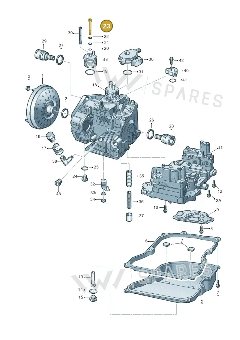 09G409067 — Volkswagen Jetta 2.0 (2015-2015) diagram 278321650, position 23