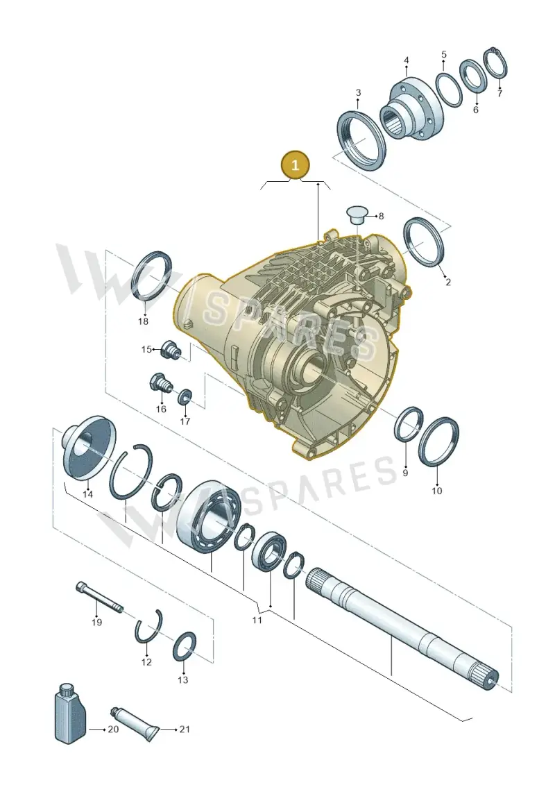 09N409053G — Volkswagen Transport. multivan (2019-2024) diagram 861409000, position 1