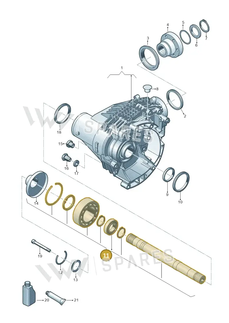 09N498292 — Volkswagen Transport. multivan (2019-2024) diagram 861409000, position 11