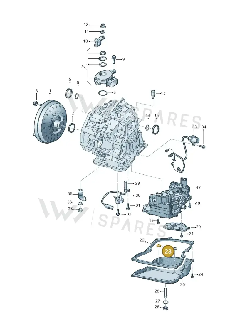 09P321368 — Volkswagen Arteon (2017-2023) diagram 806300820, position 23