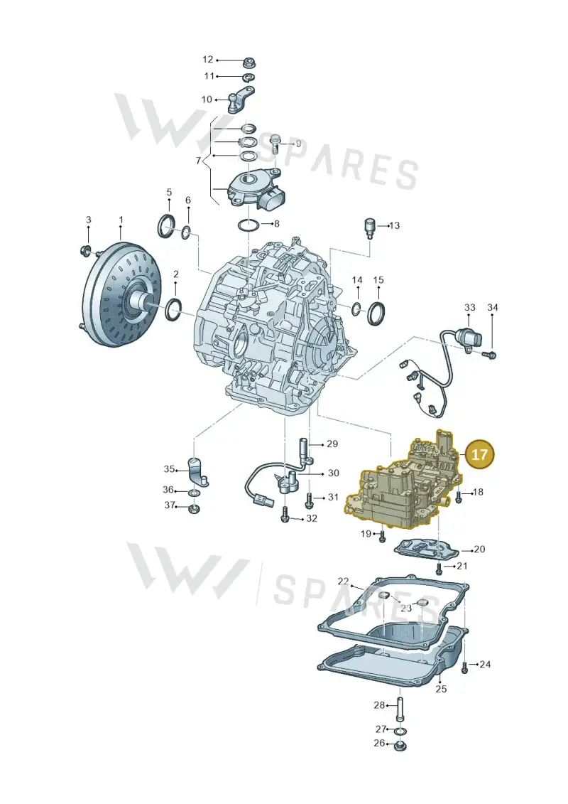 09P325039 — Volkswagen Arteon (2017-2023) diagram 806300820, position 17