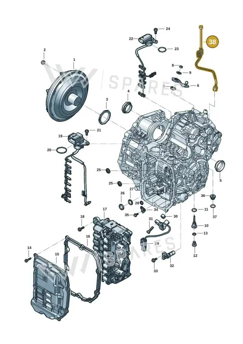 09S301469A — Volkswagen Taos 1.4 (2020-2024) diagram 431300272, position 38