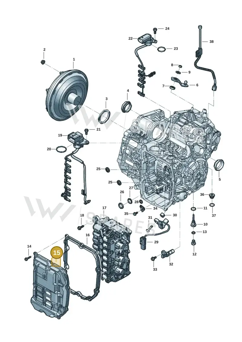 09S321361 — Volkswagen T-Roc BlueMotion (2017-2024) diagram 431300272, position 15