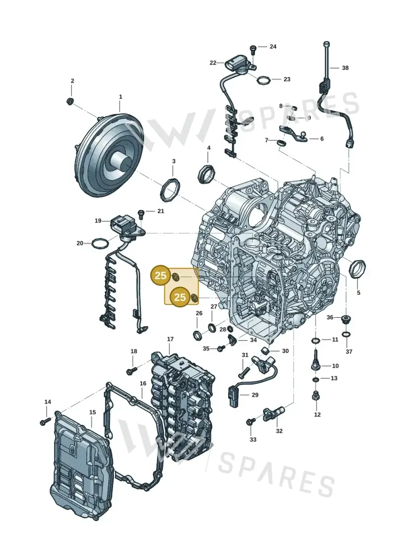 09S321381A — Volkswagen Taos 1.4 (2020-2024) diagram 431300272, position 25