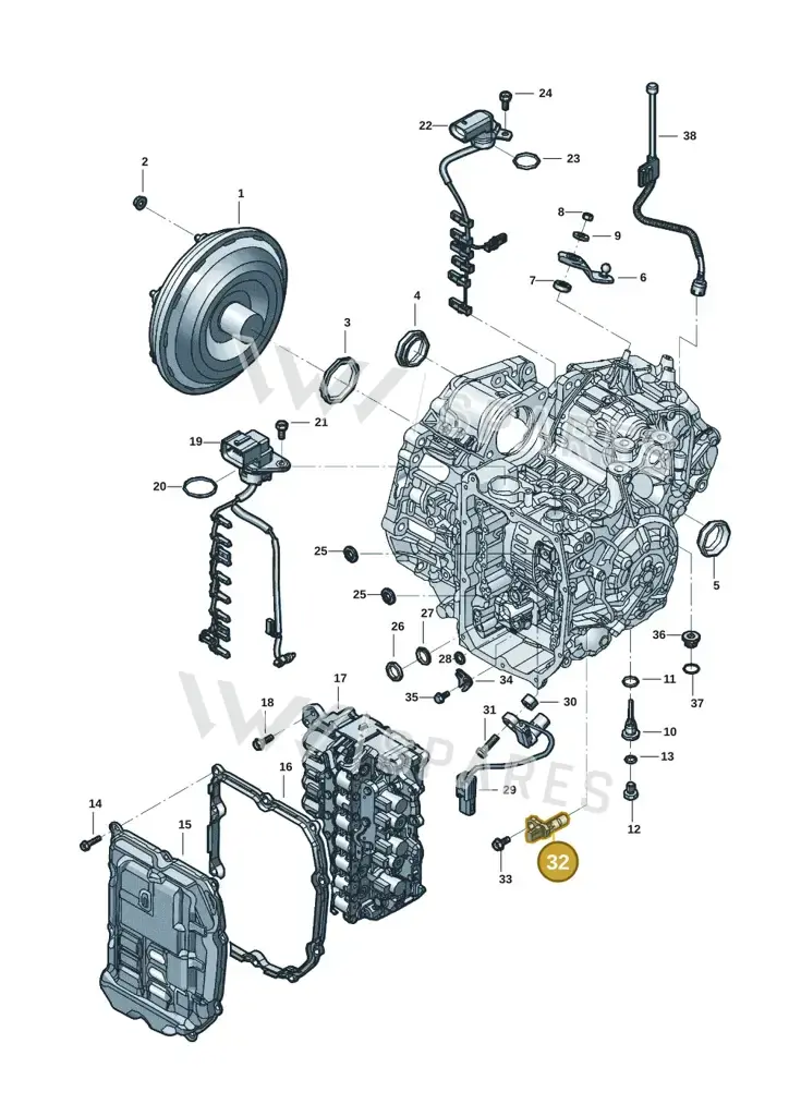 09S927321B — Volkswagen Taos 1.4 (2020-2024) diagram 431300272, position 32