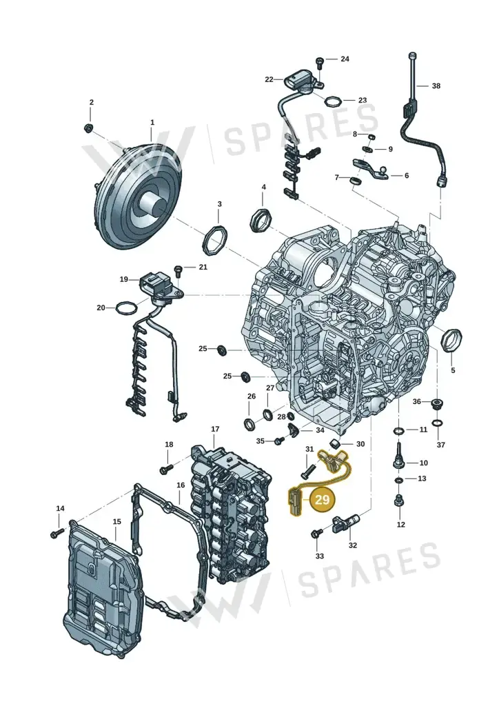 09S927321C — Volkswagen Taos 1.4 (2020-2024) diagram 431300272, position 29