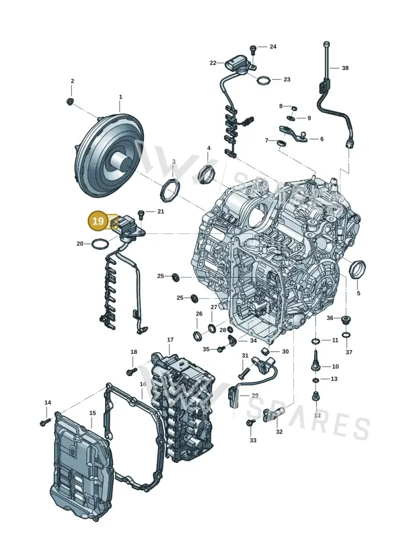 09S927363B — Volkswagen Taos 1.4 (2020-2024) diagram 431300272, position 19