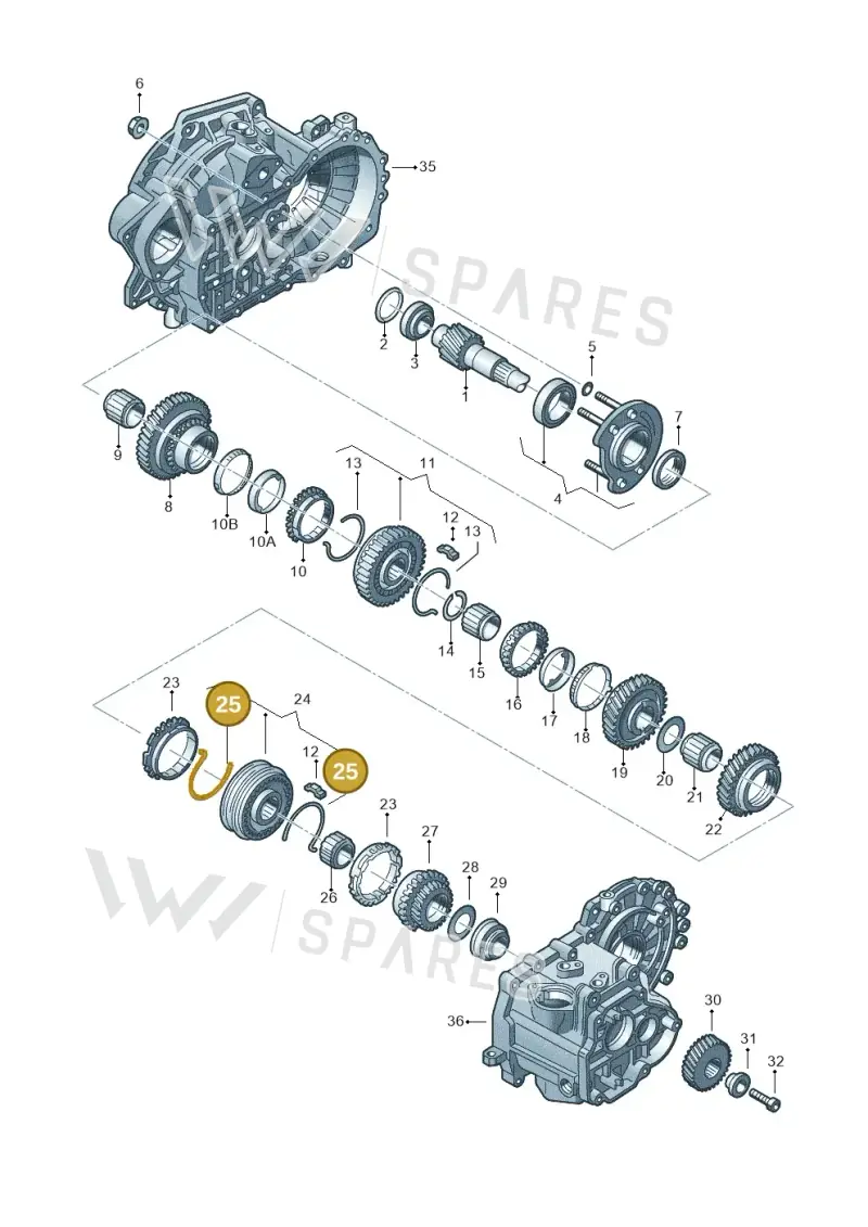 0A4311311 — Volkswagen Caddy kombi (2015-2020) diagram 201311380, position 25