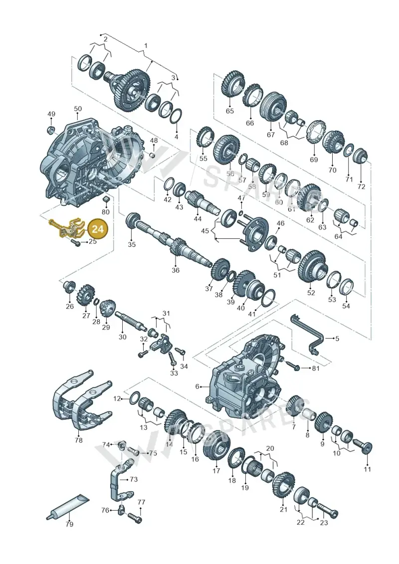 0A4311521A — Volkswagen T-Roc BlueMotion (2017-2024) diagram 827320030, position 24
