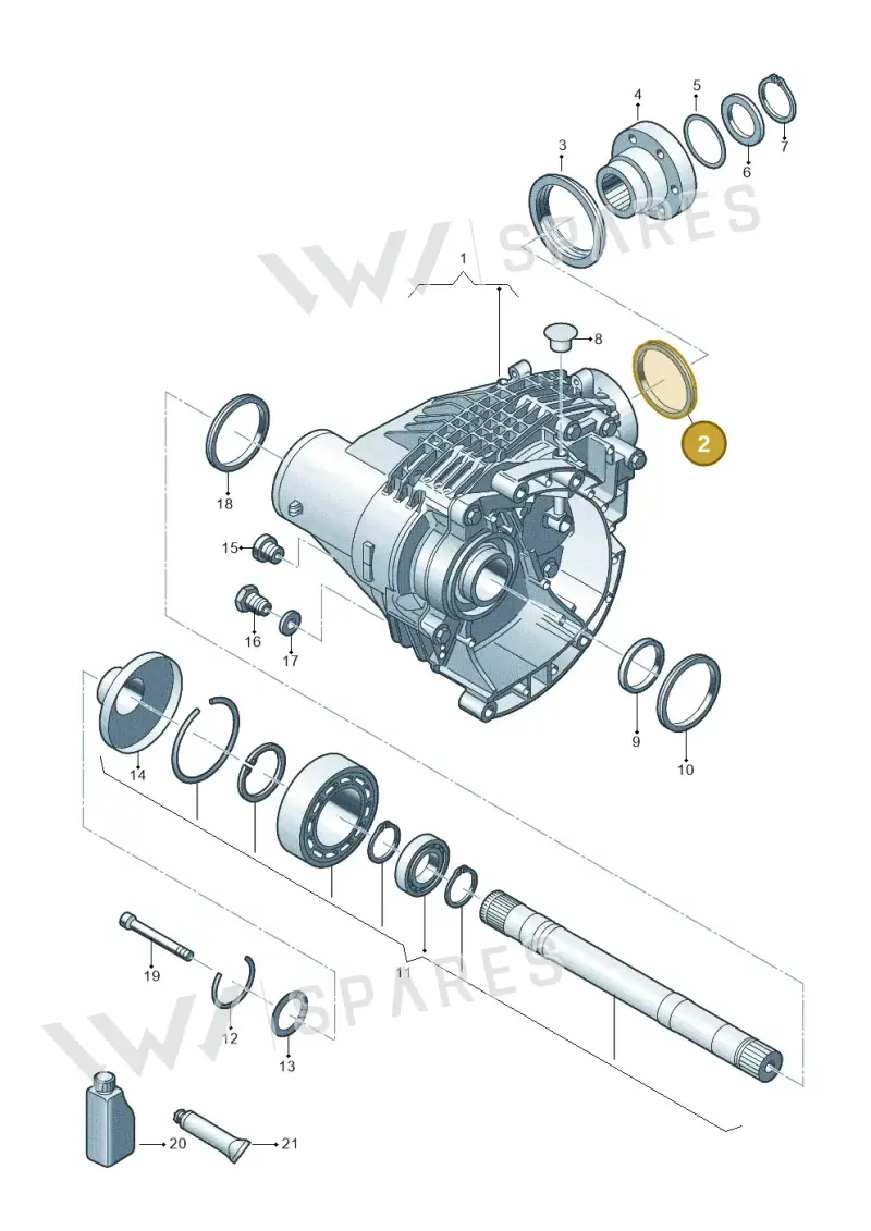 0A6409529E — Volkswagen Transport. multivan (2019-2024) diagram 861409000, position 2