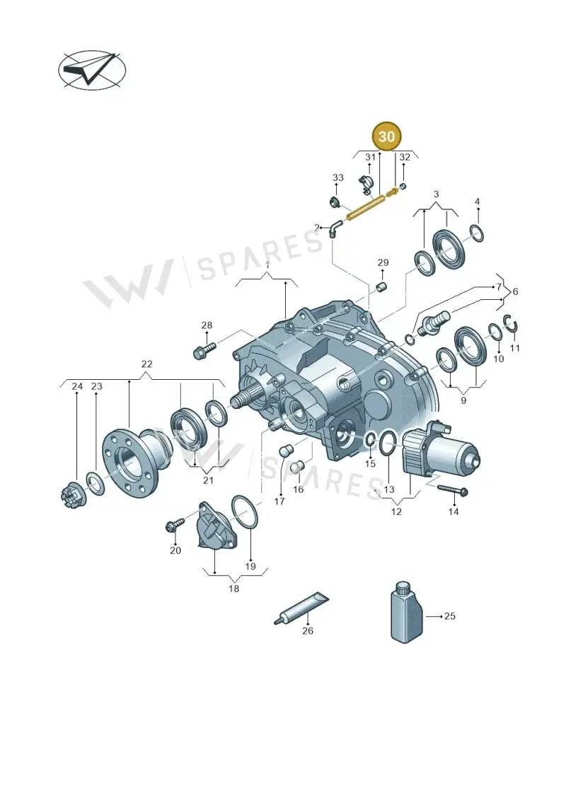 0AD301047A — Volkswagen Amarok twin cab (2022-) diagram 683341200, position 30