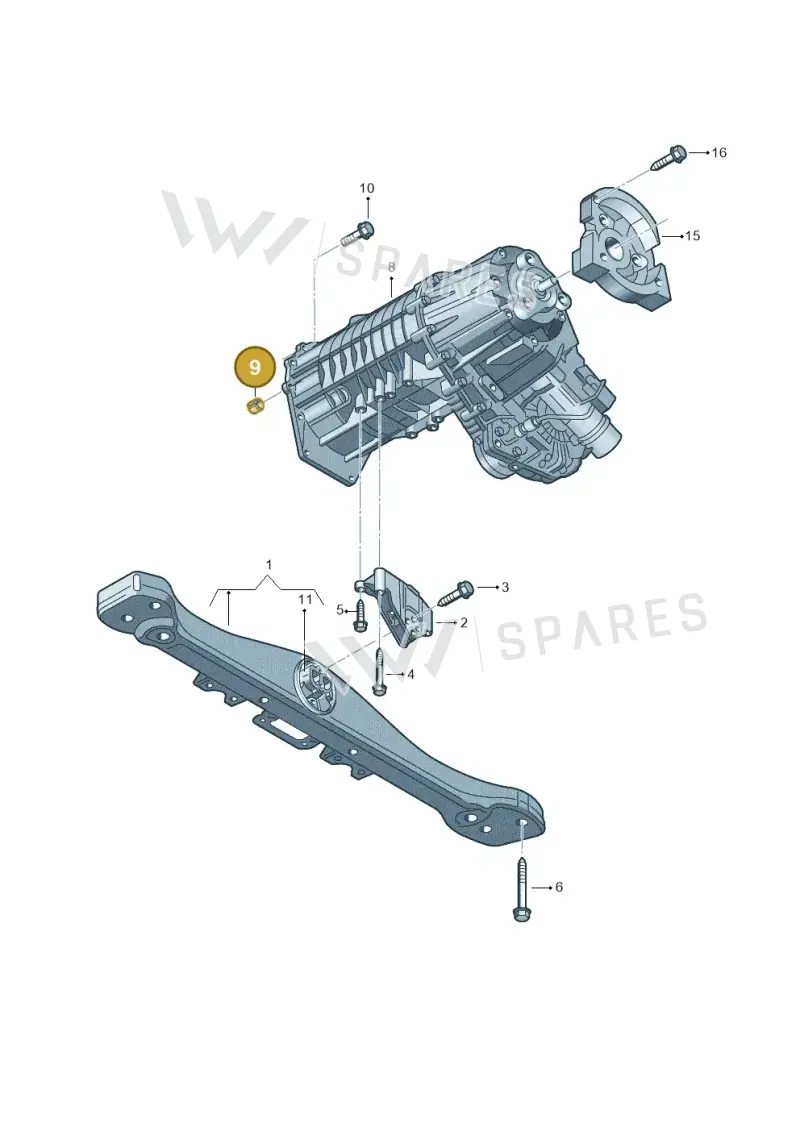 0AD341139A — Volkswagen Touareg                08> (2007-) diagram 274341450, position 9