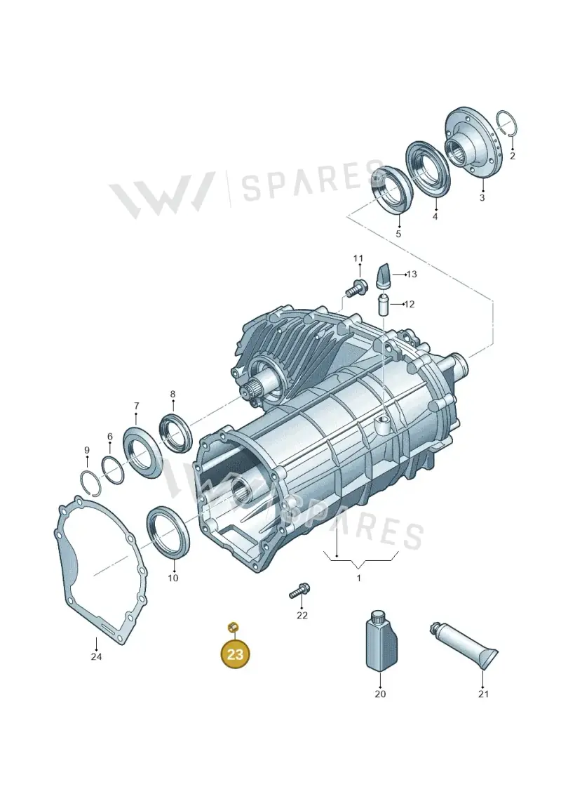 0AD341139A — Volkswagen Amarok twin cab (2022-) diagram 683341150, position 23