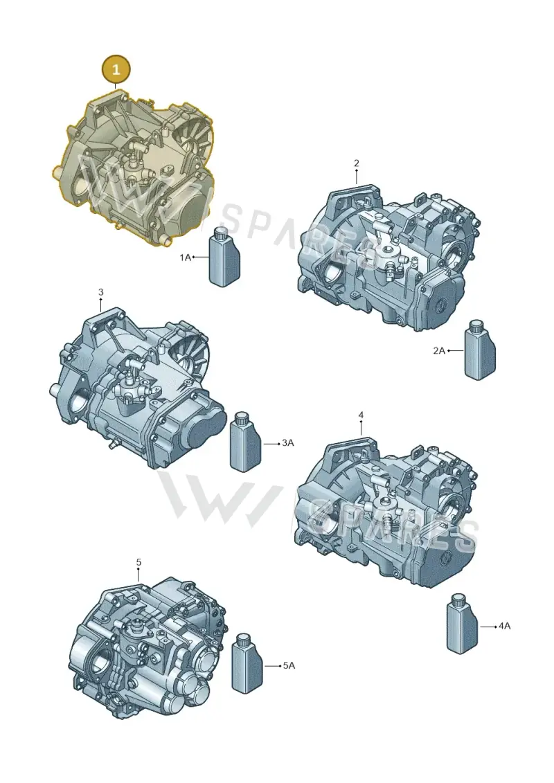 0AF300042E — Volkswagen Jetta (2010-2014) diagram 409300100, position 1
