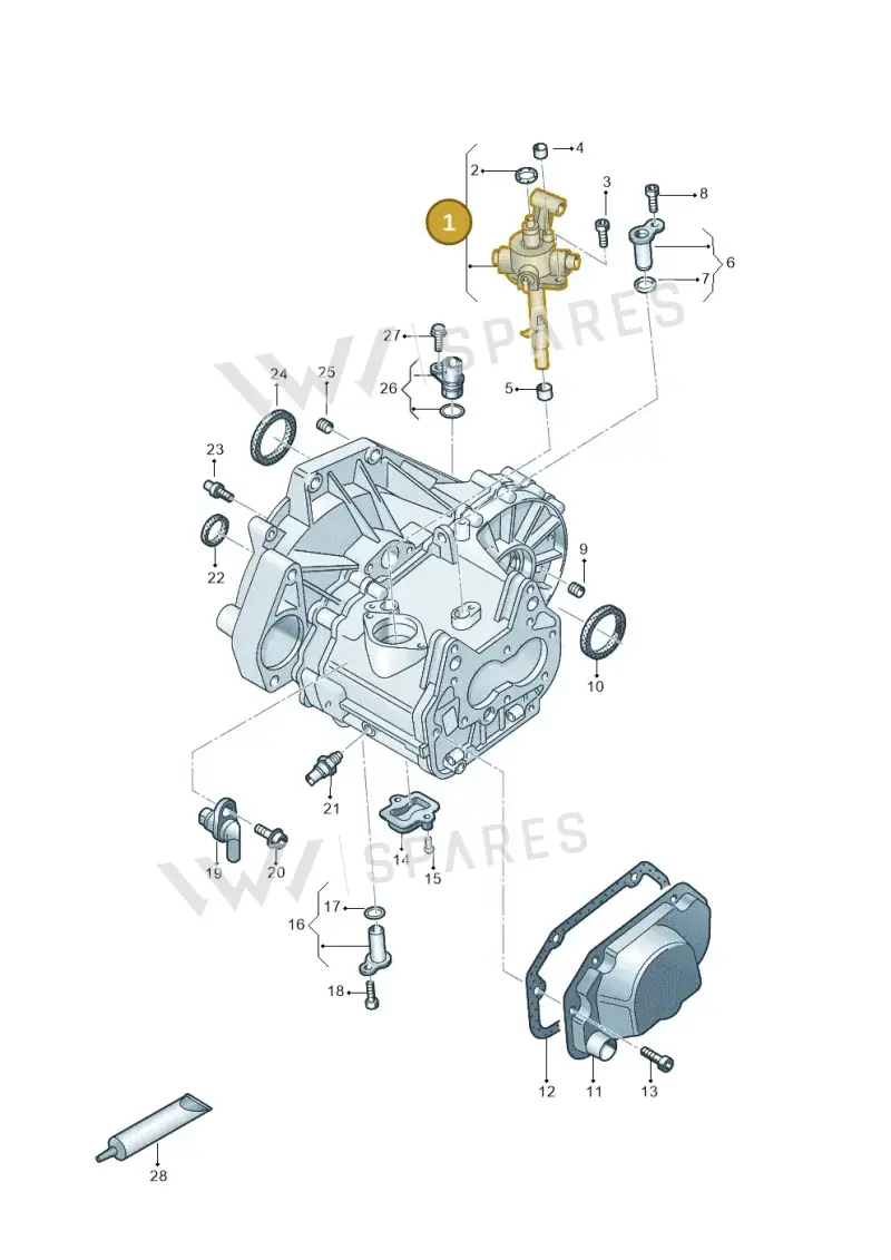 0AF301230J — Volkswagen Polo Track (2023-) diagram 892305020, position 1