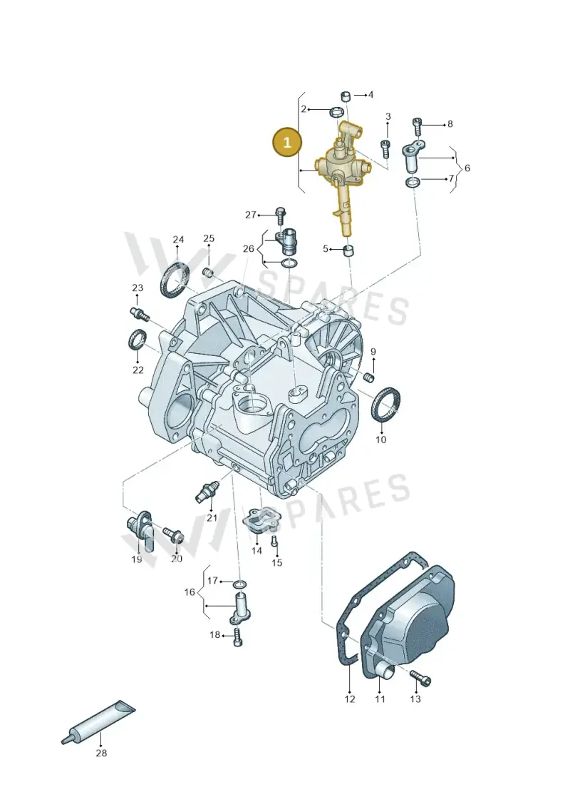0AF301230P — Volkswagen Nivus (2020-) diagram 892305020, position 1