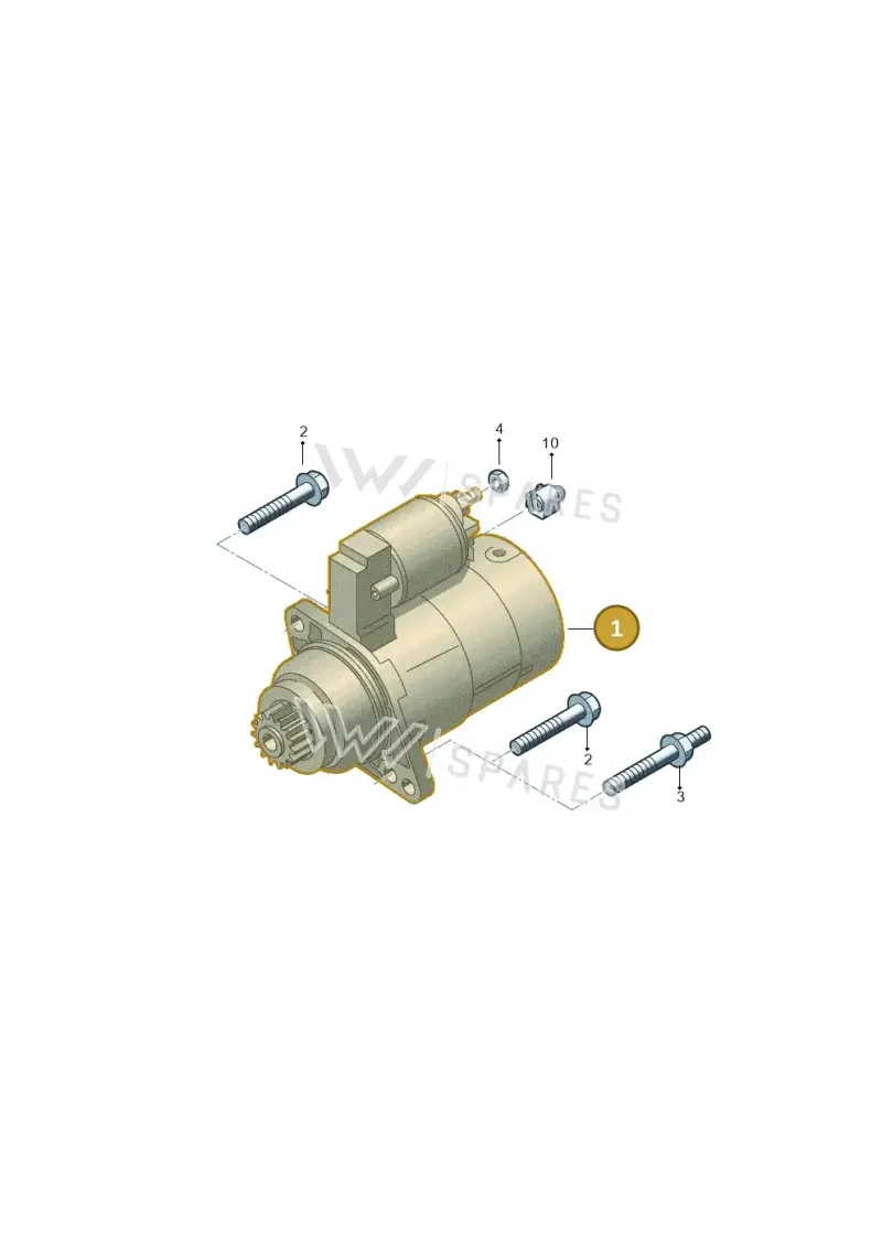0AH911023H — Volkswagen Golf 2.0 (2016-2020) diagram 5h0911000, position 1