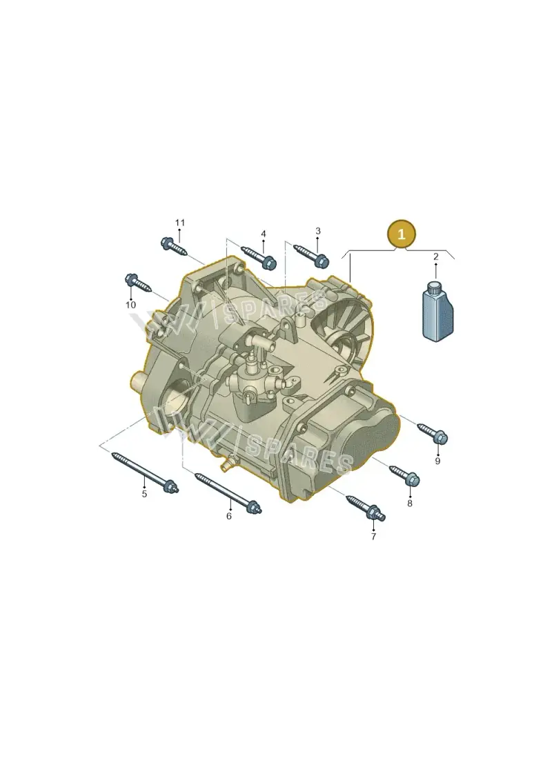 0AJ300043TX — Volkswagen Polo (2017-2025) diagram 827300160, position 1