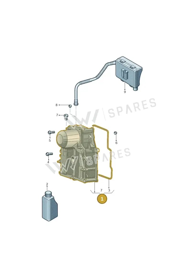 0AM325026EZ52 — Volkswagen Golf 2.0 (2016-2020) diagram 587300230, position 1