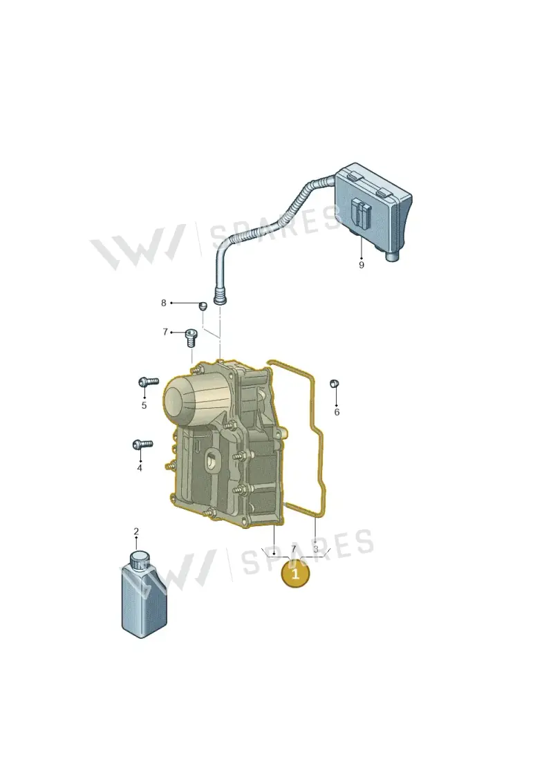 0AM325026EZBL — Volkswagen T-Cross 1,0 (2018-2024) diagram 587300230, position 1