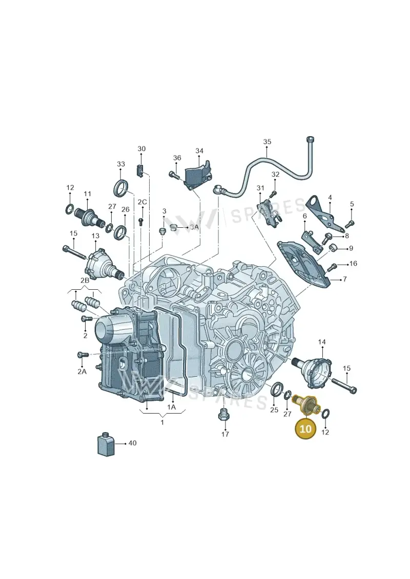 0AM409352A — Volkswagen Bora (2015-) diagram 860321062, position 10