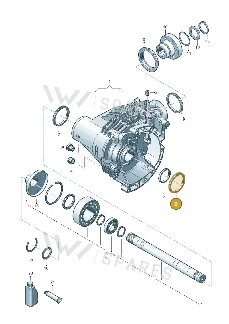 0AX409529 — Volkswagen Transport. multivan (2019-2024) diagram 806409000, position 6