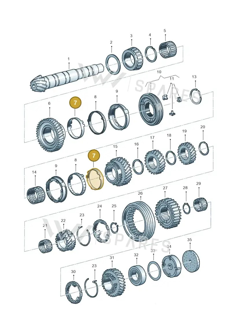 0B1311277 — Volkswagen PASSAT LINGYU     "CN."06> (2005-) diagram 211311390, position 7
