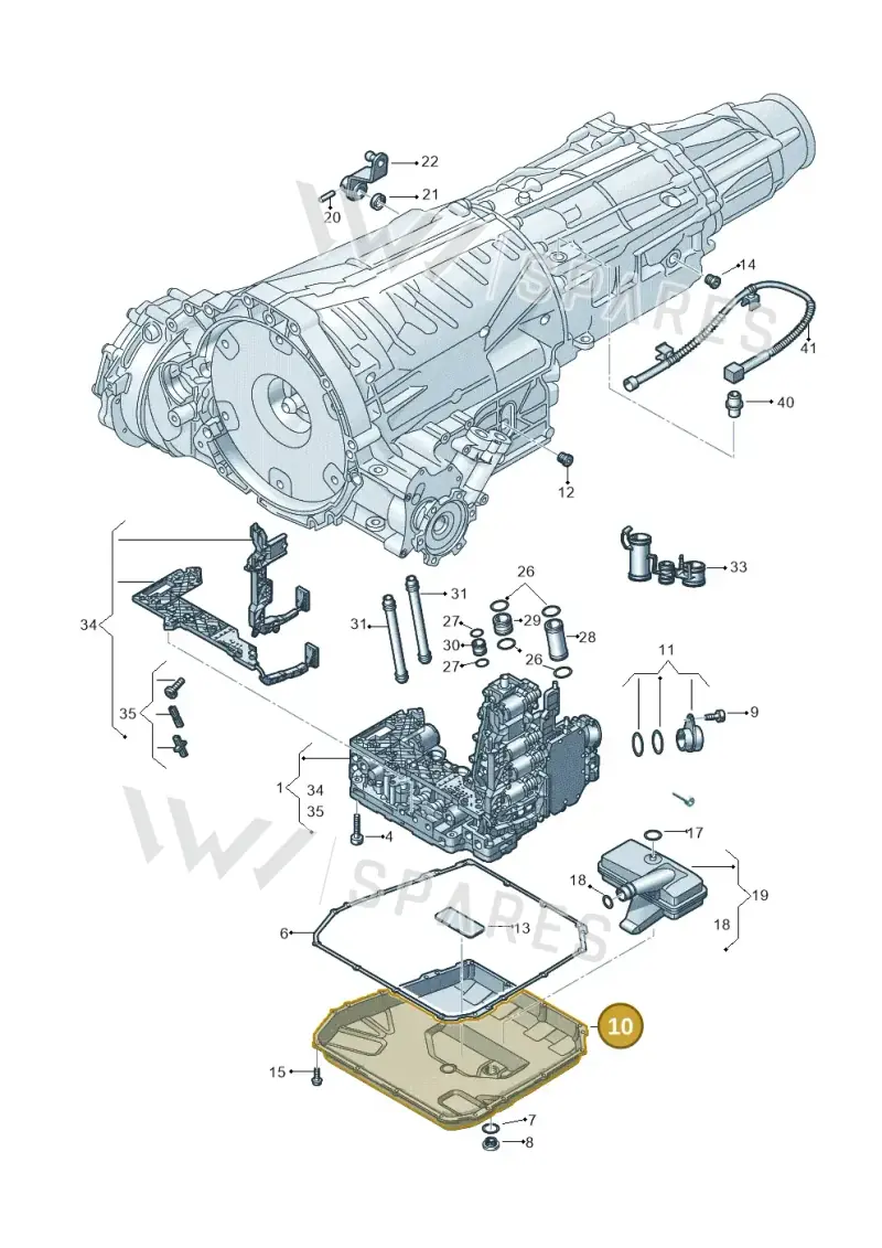 0B5321361C — Volkswagen Phideon (2016-2023) diagram 251325700, position 10