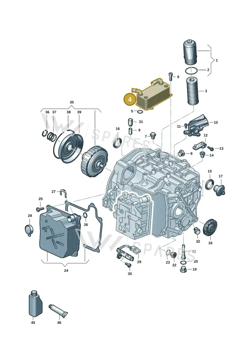 0BT317019B — Volkswagen Transport. multivan (2019-2024) diagram 861300955, position 4