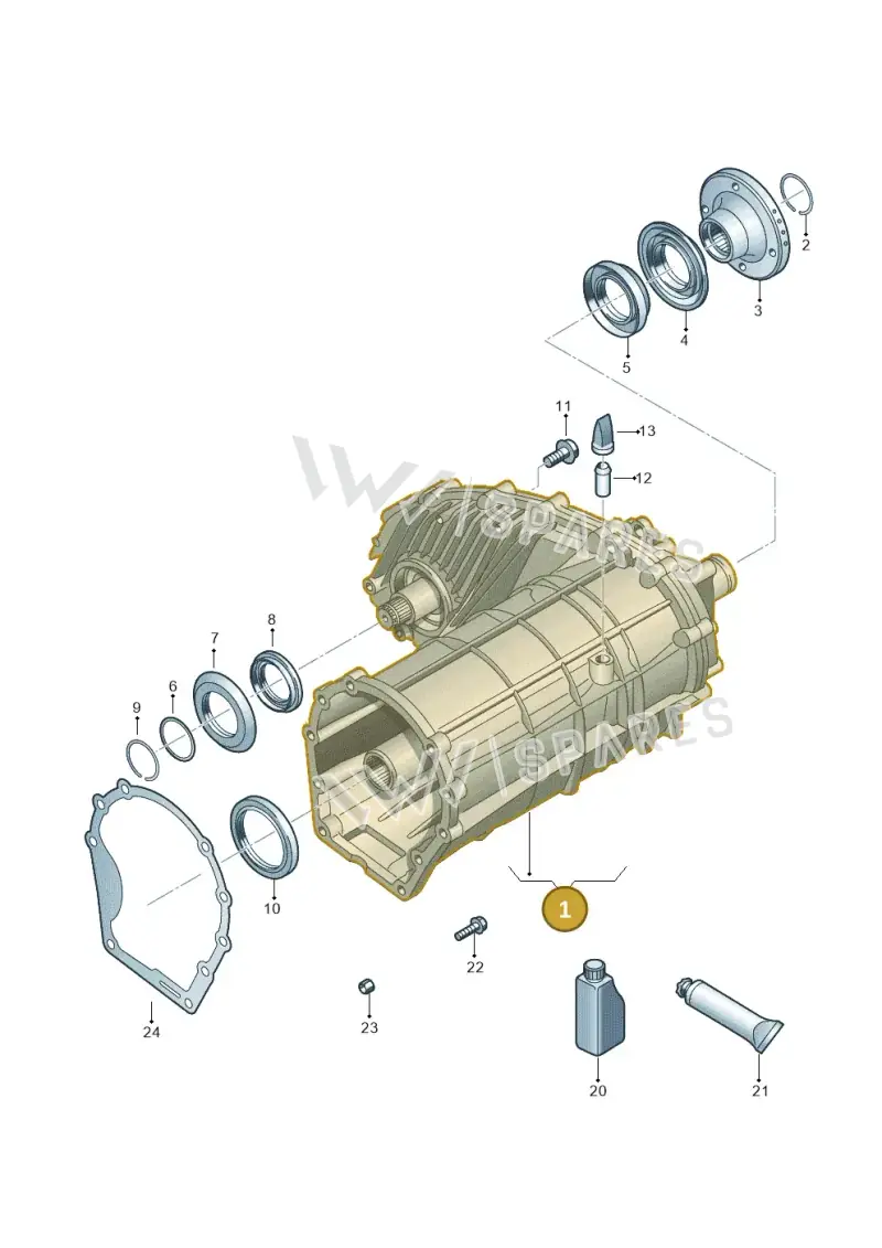 0BU341011N — Volkswagen Amarok (2022-) diagram 683341150, position 1