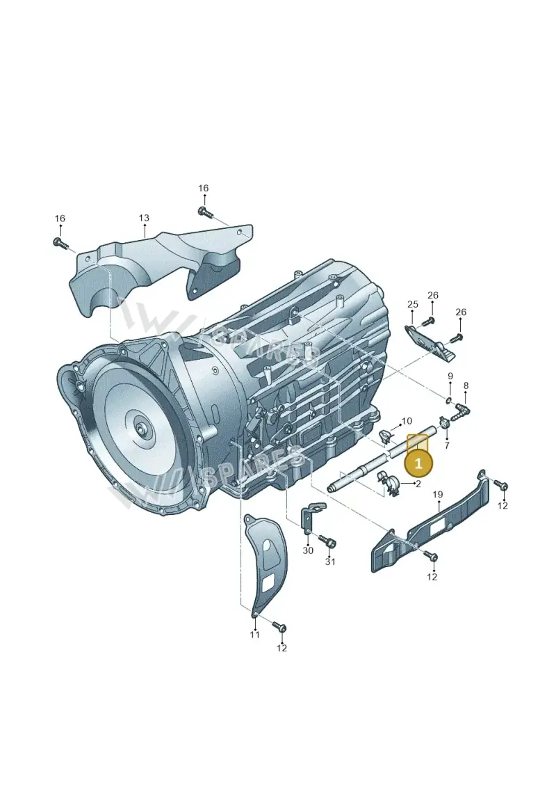 0C8301047G — Volkswagen Touareg BlueMotion (2014-2018) diagram 693321650, position 1