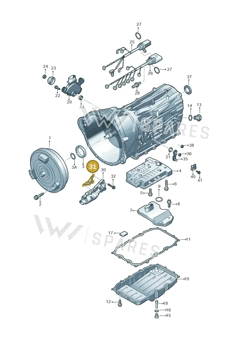 0C8321181A — Volkswagen Touareg BlueMotion (2014-2018) diagram 693321600, position 31