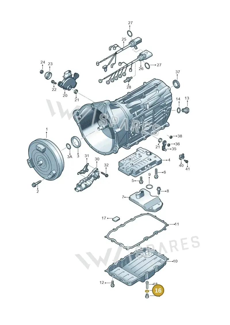 0C8321181 — Volkswagen Touareg BlueMotion (2014-2018) diagram 693321600, position 16