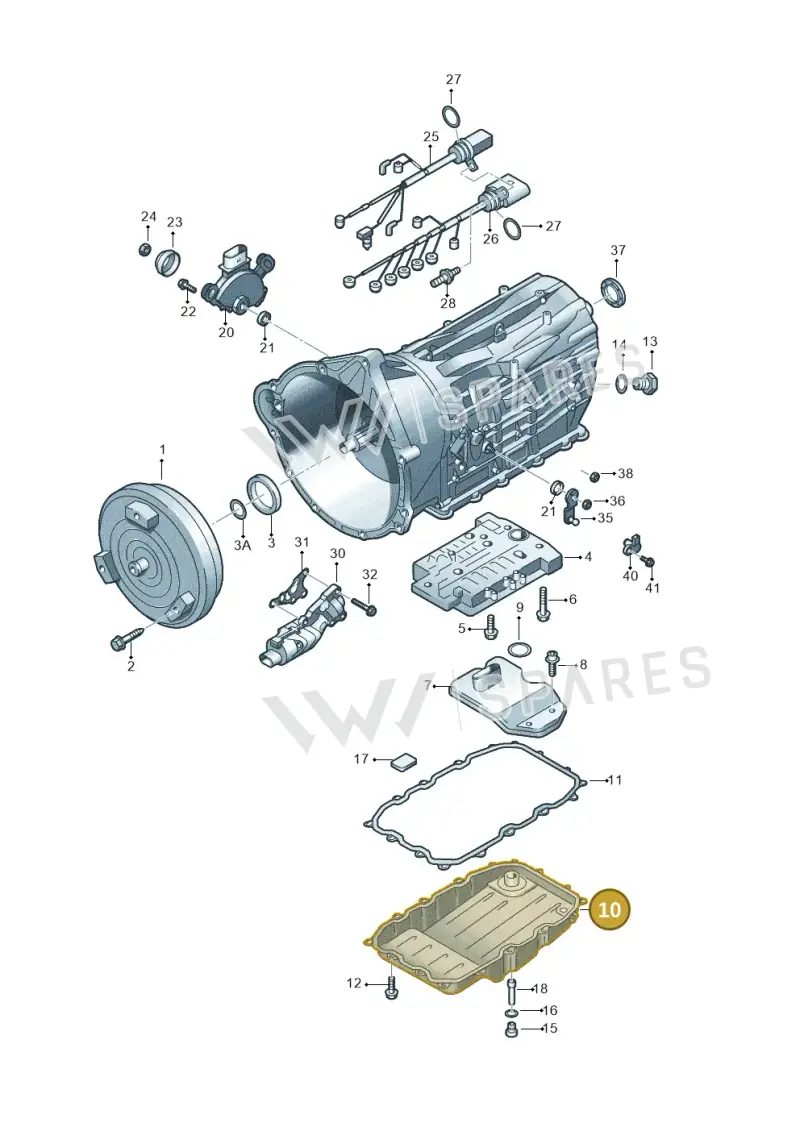 0C8321361 — Volkswagen Touareg BlueMotion (2014-2018) diagram 693321600, position 10