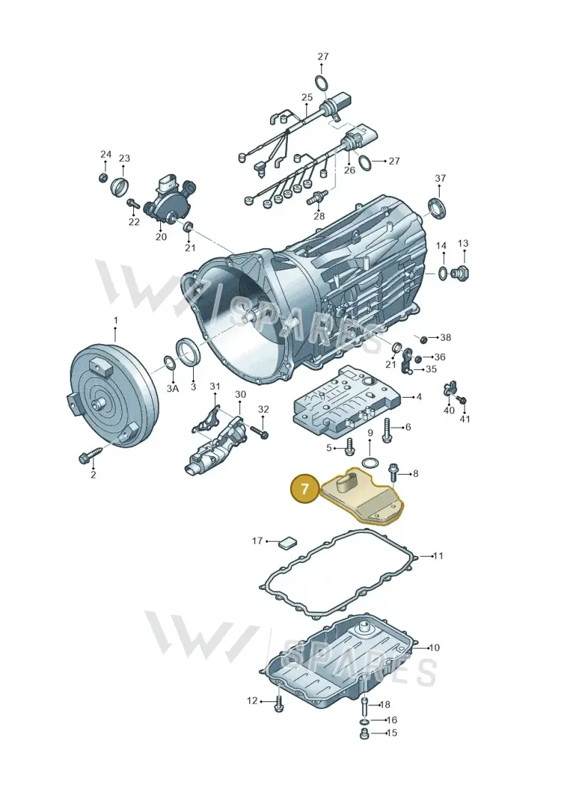 0C8325435 — Volkswagen Touareg BlueMotion (2014-2018) diagram 693321600, position 7