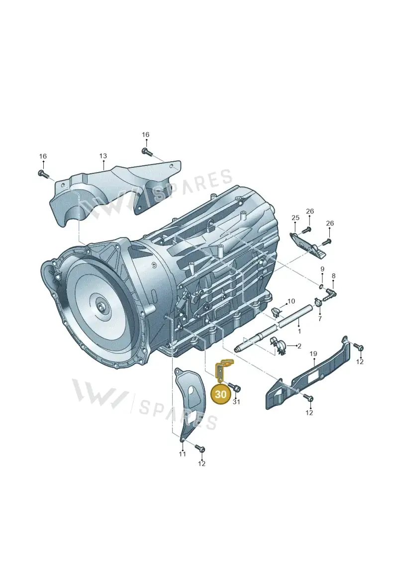 0C8713281 — Volkswagen Touareg BlueMotion (2014-2018) diagram 693321650, position 30