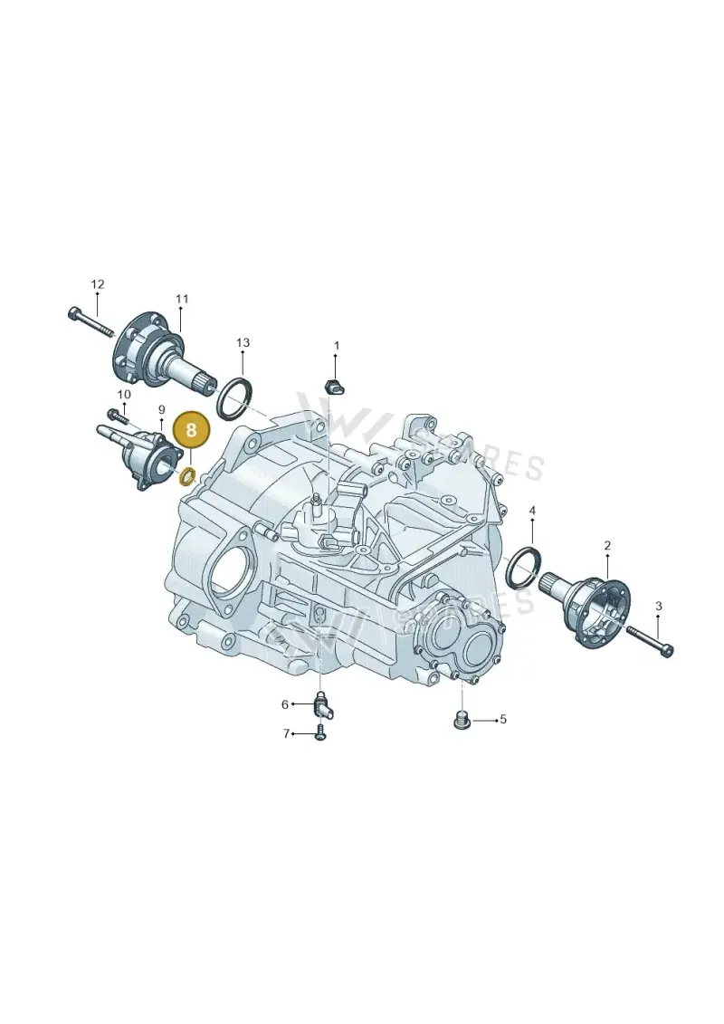 0C9311113B — Volkswagen Tiguan 2.0 4Motion (2017-2024) diagram 793300320, position 8