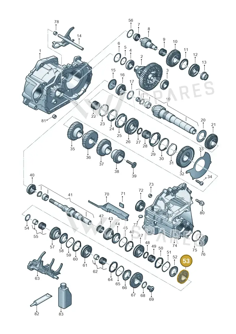 0C9311149J — Volkswagen Caddy Maxi Kombi (2020-2024) diagram 5h0311150, position 53