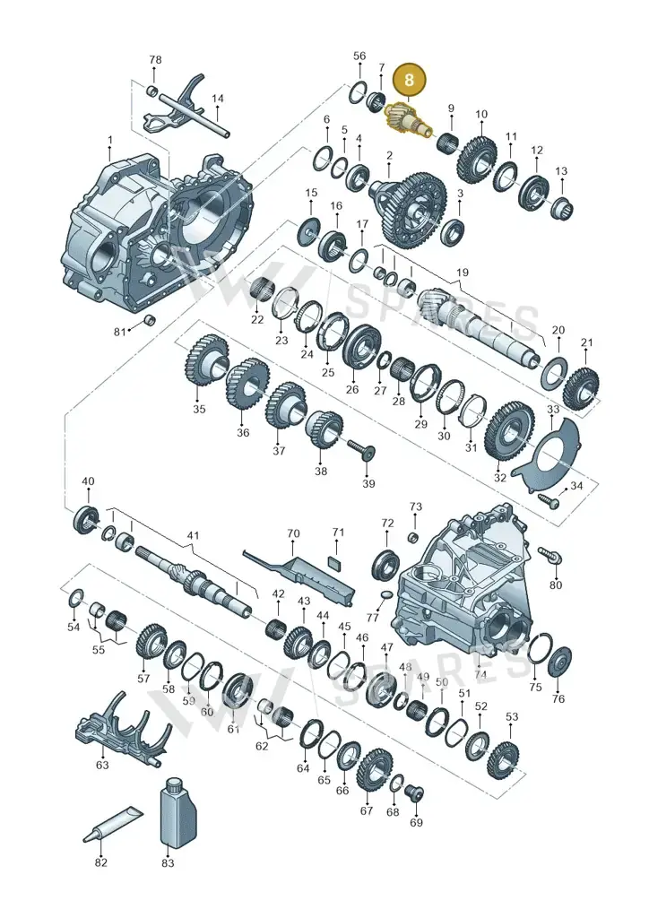 0C9311208N — Volkswagen Caddy Maxi Kombi (2020-2024) diagram 5h0311150, position 8