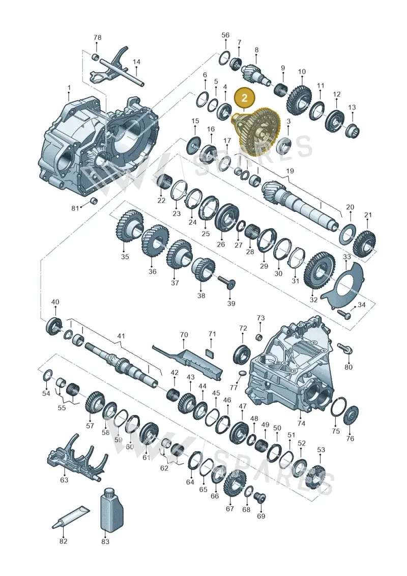 0C9409021AM — Volkswagen Golf 2.0 BlueMotion (2019-2024) diagram 5h0311150, position 2