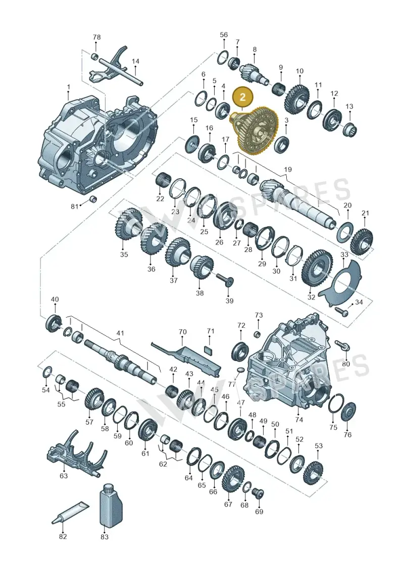 0C9409021AP — Volkswagen Caddy Maxi Kombi (2020-2024) diagram 5h0311150, position 2