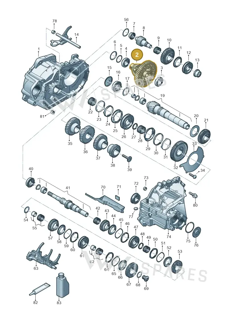 0C9409021AQ — Volkswagen Caddy Maxi Kombi (2020-2024) diagram 5h0311150, position 2