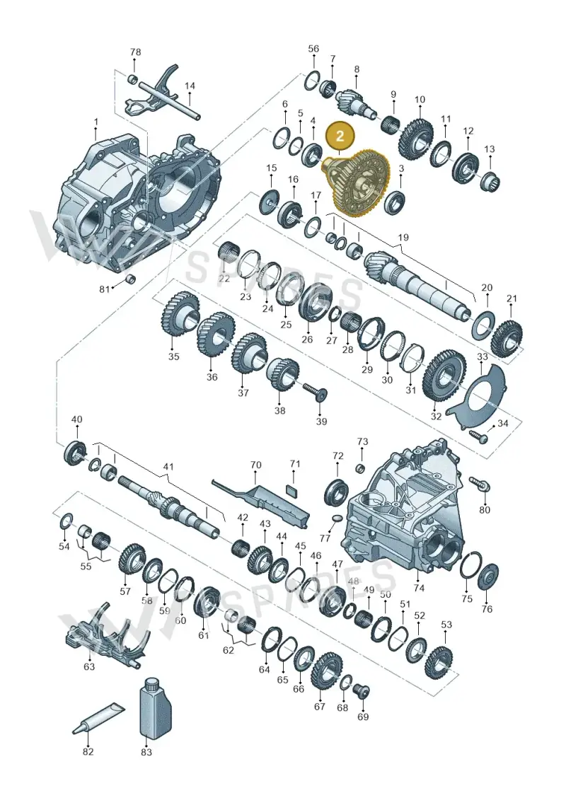 0C9409021AR — Volkswagen Caddy Maxi Kombi (2020-2024) diagram 5h0311150, position 2