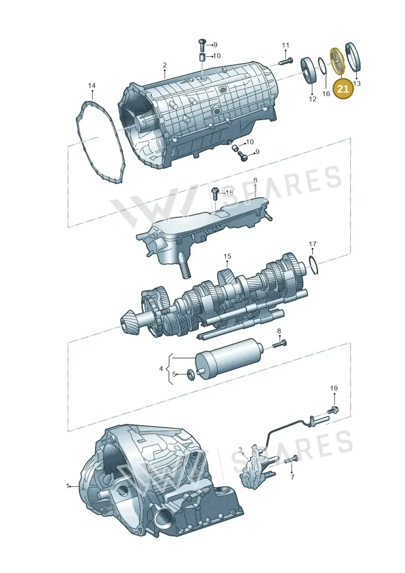 0CK301134 — Volkswagen Phideon (2016-2023) diagram 251325450, position 21