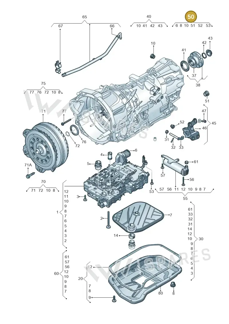 0CM398048 — Volkswagen Amarok twin cab (2022-) diagram 749321680, position 50